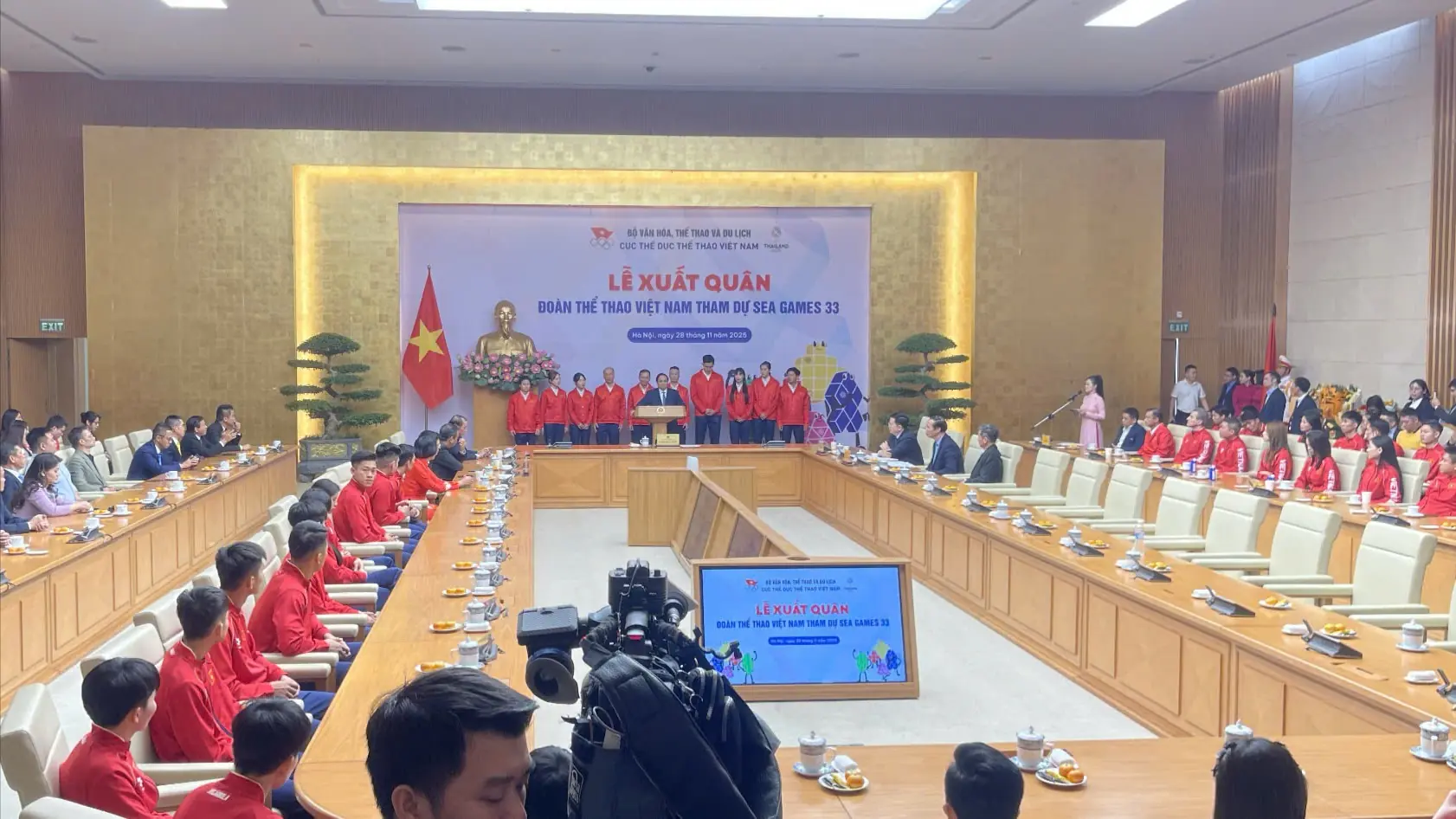 Thủ tướng Phạm Minh Chính giao nhiệm vụ cho Đoàn Thể thao Việt Nam dự SEA Games 33